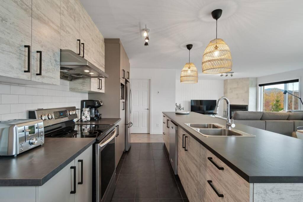 Apartmán Initial - Boho - Mont-Sainte-Anne Beaupré Exteriér fotografie