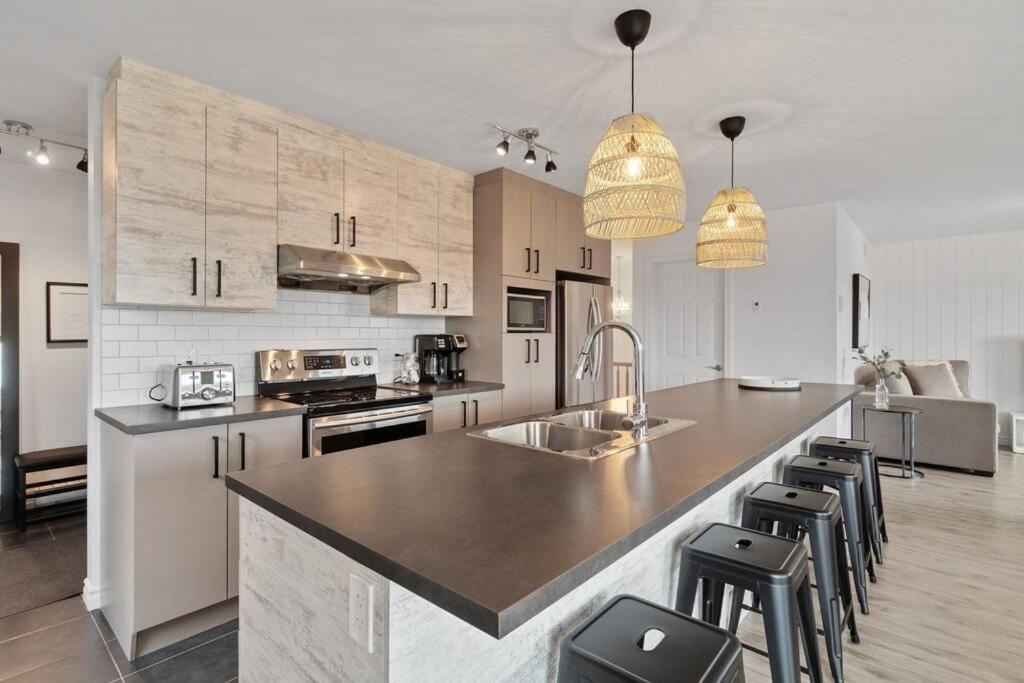 Apartmán Initial - Boho - Mont-Sainte-Anne Beaupré Exteriér fotografie