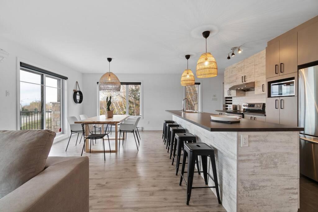 Apartmán Initial - Boho - Mont-Sainte-Anne Beaupré Exteriér fotografie