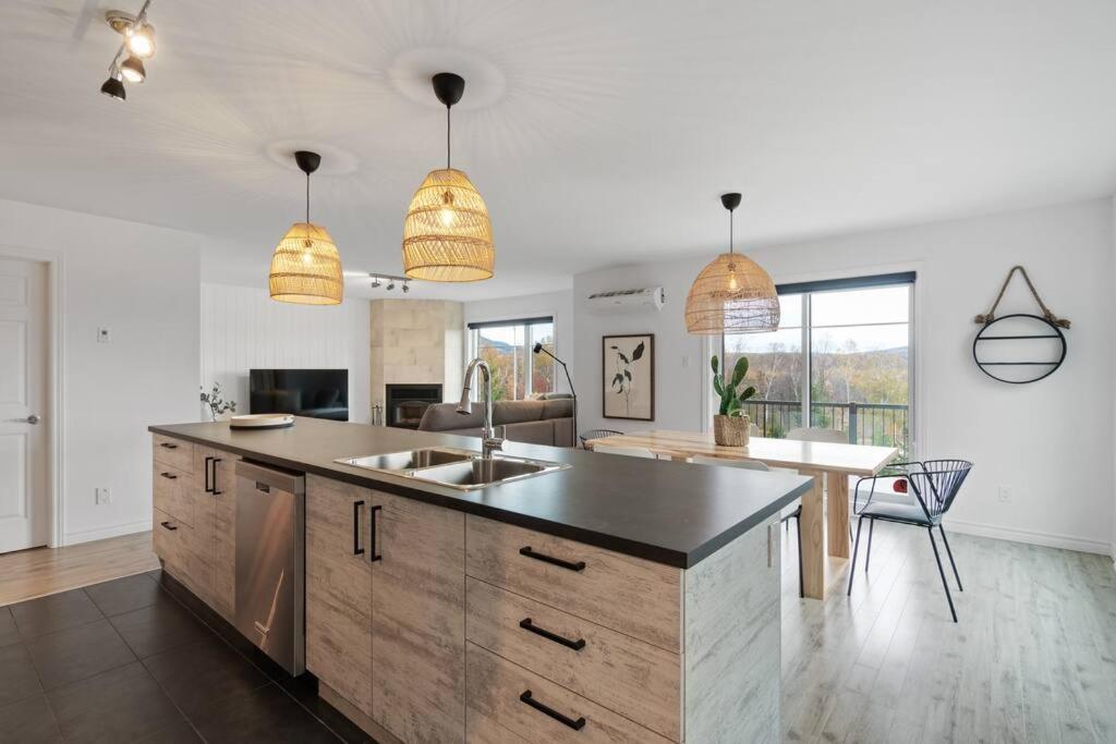 Apartmán Initial - Boho - Mont-Sainte-Anne Beaupré Exteriér fotografie